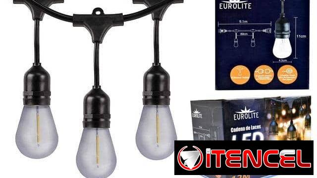 Guirnalda de Luces LED Exterior 10 bombillos (CV)