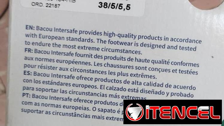 Botas de trabajo # 38/5