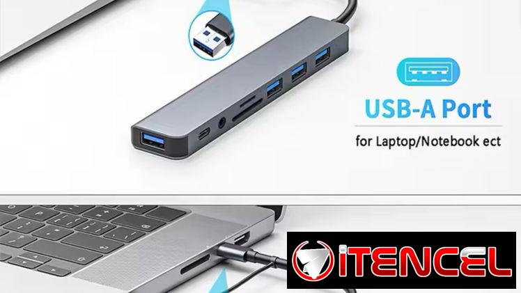 Tengo multi puerto 8 en 1 para Que conecte todo tipo de dispositivos a su tablet, laptop, móvil etc…!!