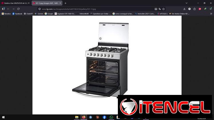 🔥🔥 ¡OFERTA IMPERDIBLE: Estufa LG NUEVA! Modelo LRGZ5253S 🔥🔥