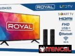 Televisor smart TV Royal 43 pulgadas