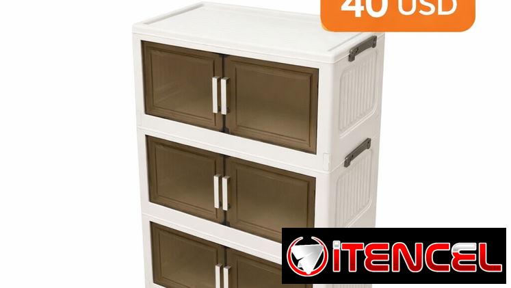 3 CAPAS…CAJA DE ALMACENAMIENTO PLEGABLE