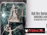 Half-Orc Barbarian / DUNGEONS & DRAGONS / 3D BLANK ROLE PLAY FIGURES