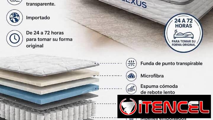 Colchones sellados al vacío EKO , Valdatronic , Milexus , Matress todas las medidas (cameros , 3/4 , personales etc )