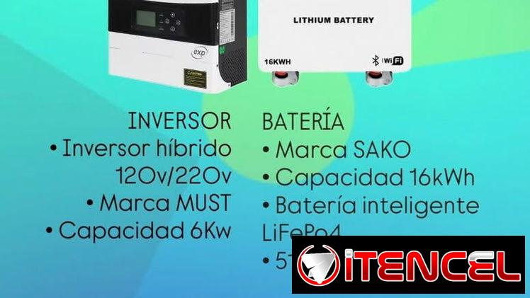 Kit Solar MUST + Bateria SAKO