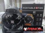 Ventilador lampara recargable con doble aspas y función de humidificador con 3 velocidades dura toda la noche 50 USD