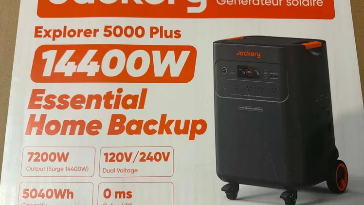 Estación de energía Jackery Explorer 5000 plus
