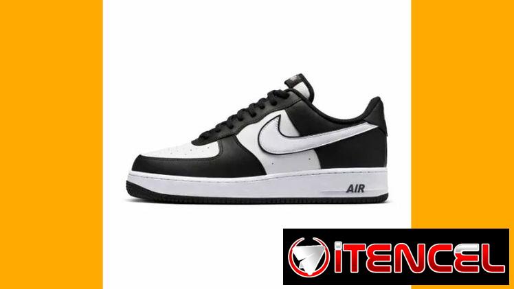TENIS NIKE AIR FORCE NEGRO Y BLANCO VPT-0352