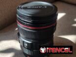 Cámara canon eos 6D para piezas 3 baterigrip 1 flash defectuoso  Lente anillo rojo 24-105mm que pone error 01