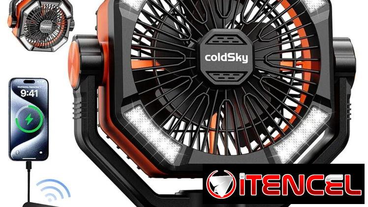 Ventilador recargable Cold Sky de 20000 mAh
