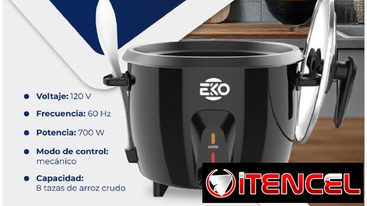 Ollas arroceras con distintos colores marca Eko (6 meses de garantía)