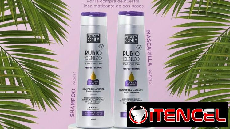 CHAMPÚ 350ML + MASCARILLA 350ML, BLONDZ ONLY MATIZ RUBIO CENIZO ARGAN