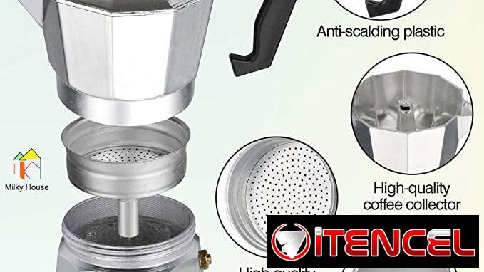 Cafetera Cubana de Cocina | Fácil de usar y fácil de | 2, 3 y 6 tazas | Con garantía | videojuegoshabana.com