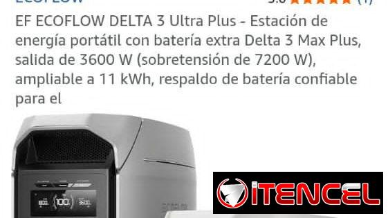 Ecoflow Delta 3 Ultra Plus con Bateria Extra