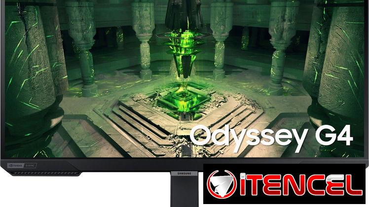 MONITOR SAMSUNG ODYSSEY G4 27” IPS|FHD(1920×1080)|240Hz_1ms|AMD FreeSync Premium|DisplayPort + HDMI(x2)|NUEVO-SELLADO!!.