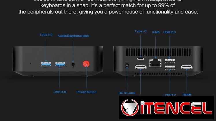 🚀 Mini PC MLLSE M2 Pro | 8GB RAM | 128GB SSD | 4K Ultra Slim