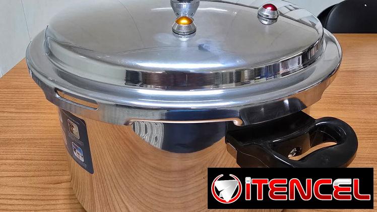 🚧 OLLA DE PRESIÓN DE 5 Y 7 LITROS DE ACERO INOXIDABLE PARA INDUCCIÓN MARCA BEE ELECTRICS 🚧