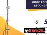 Duchas Cuadradas y Redondas Modelo Sobreponer