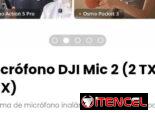 Micrófono DJI Mic 2 (2 TX + 1 RX). Incluye 2 transmisores, 1 receptor y estuche de carga inteligente.