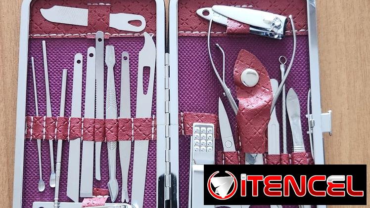 KIT DE MANICURA Y PEDICURA PREMIUM 12 PCS