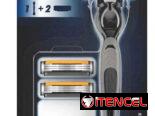MAQUINA RECARGABLE DE AFEITAR GILLETTE SENSOR 3 + 6 CARTUCHOS