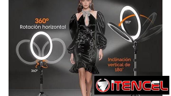 Aro de Luz LED Regulable de 10 pulgadas