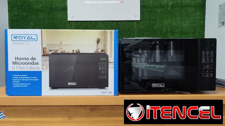 MICROWAVE ROYAL – 20L 🔥   🎨 Color: Negro   💵 Precio: 90 USD   🛡️ Garantía: 1 mes    ⚡ Compacto, elegante y eficiente