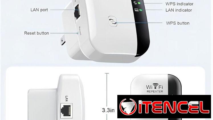 WiFi Repeater 300Mbps portátil