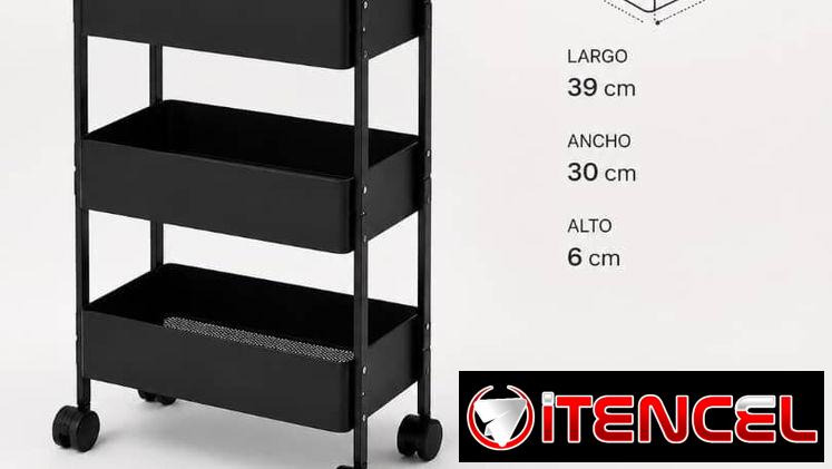 Carrito Organizador Metálico