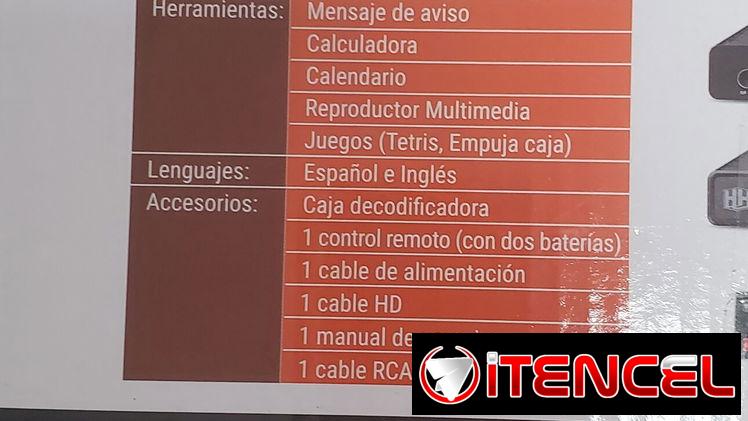 Cajita para TV de Alta Definición!