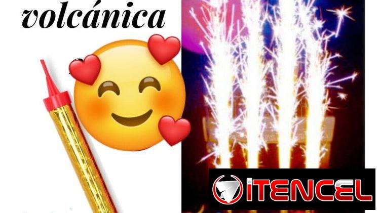Vela vólcanica para celebraciones