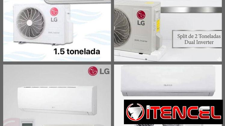 Compra y recibe en tu casa ▶️ Splits LG / La mejor marca / 1T – 1.5 T – 2T / Inverter y DUAL INVERTER