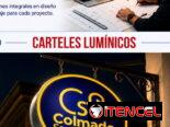 Carteles luminosos, selaleticas, cajas luminicas, carteles de neon, impresion de pegatinas