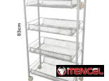 VENTA DE CARRITO ORGANIZADOR DE 4 NIVELES