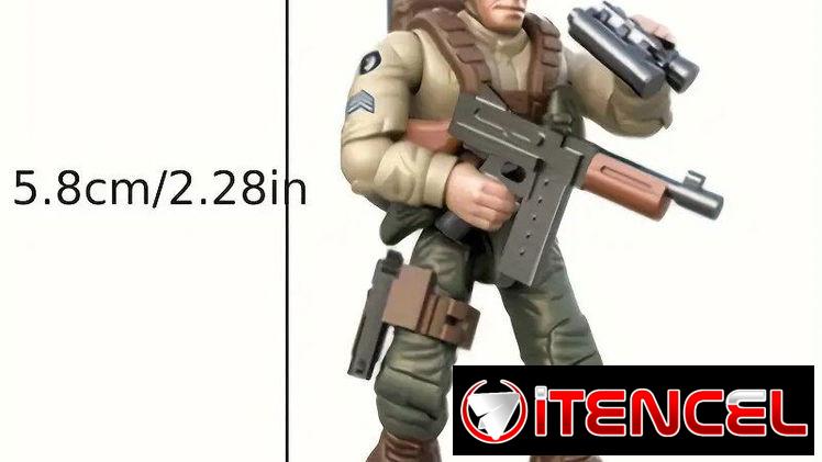 Set de pequeños militares articulados | Con garantía | videojuegoshabana.com