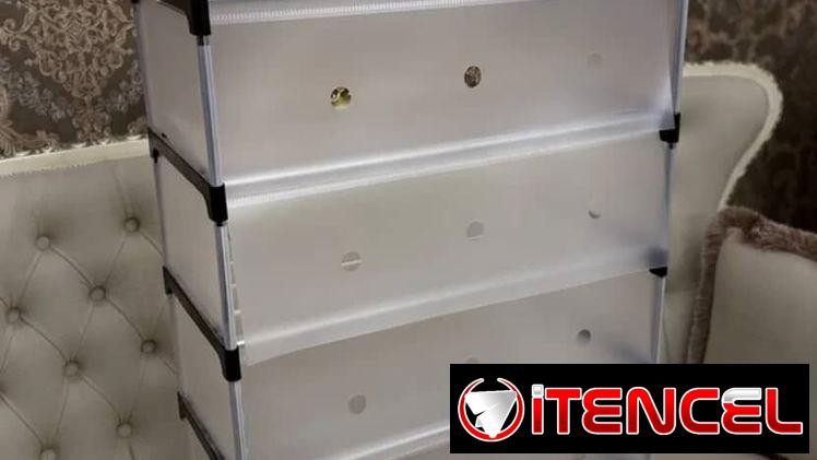 Zapateras anti polvo de 5 niveles