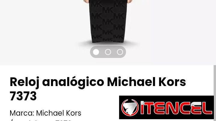 Reloj analógico Michael Kors 7373. Nuevo