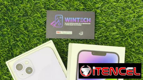 iPhone 14 Plus morado Versión Esim-Rsim bat95%. W
