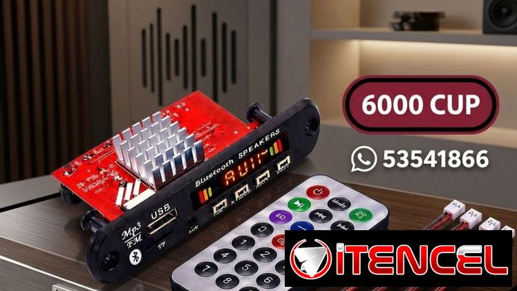 Módulos de audio sin y con amplificador