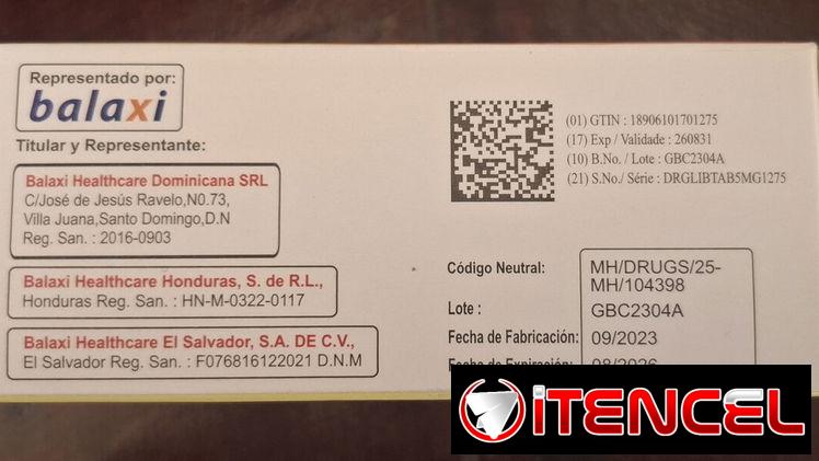 ⚕️- Glibencamida 5mg, 1 Tira 10 Tableta -⚕️