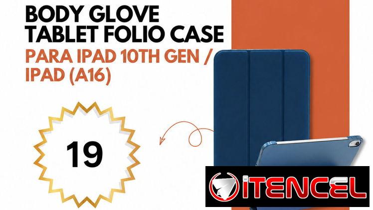 Body Glove Tablet Folio Case – Funda para iPad 10th Gen / iPad (A16) | videojuegoshabana.com