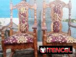 sillones de madera