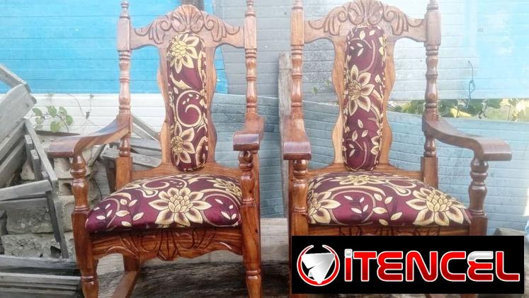 sillones de madera