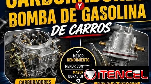 🔧 ¡Se reparan y se limpian carburadores y bombas de gasolina para todo tipo de carros! ¿Tu vehículo presenta fallas de