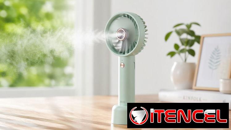 Ventilador de Mano con Humidificador- 6.99 usd