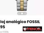 Reloj analógico FOSSIL 3995. Modelo: BQW3995