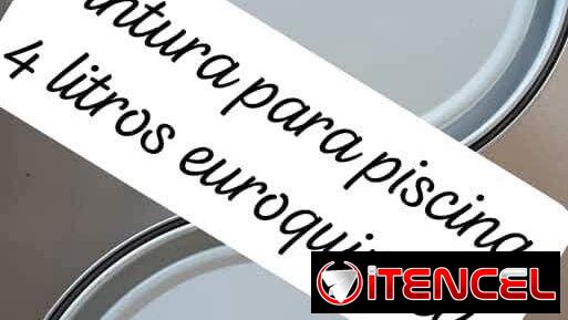 Pintura para piscina 4 litros euroquimica linea industrial importada de España