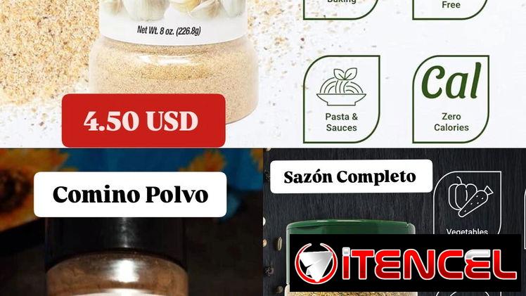 Sazones sellados Importados de excelente calidad y garantía