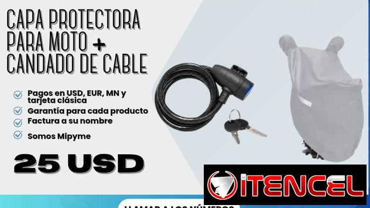 ✅ Capa protectora para moto ✅ Candado de cable con llave de alta seguridad