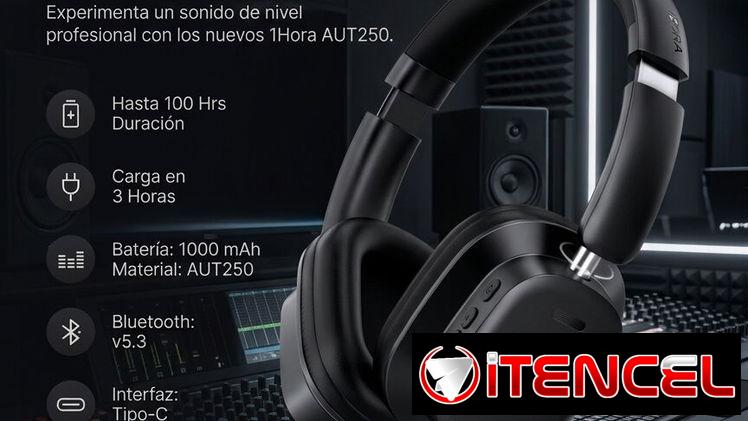 🎧 AURICULARES 🎧 MARCA 1HORA AUT250 CASI 100 HORAS CONTINUAS DE MUSICA. FACTURA Y GARANTÍA. 📲 54833699